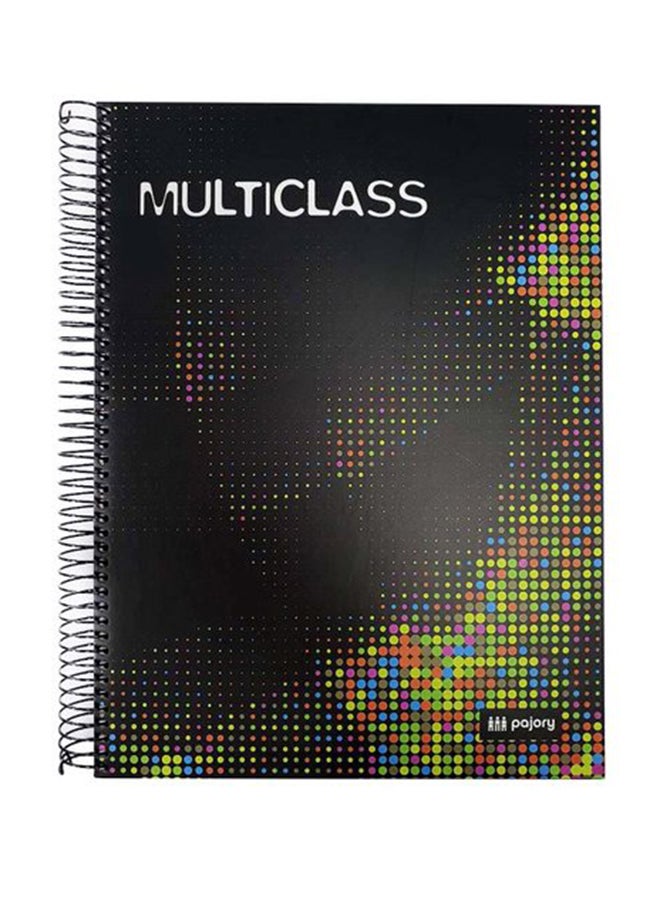 Maxi - A4 Size Multi Class Hard Hard Cover Spiral Notebook Assorted - Image 1