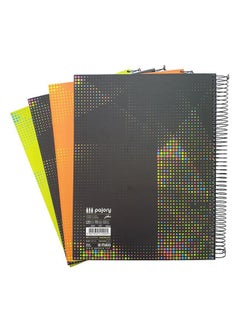 A4 Size Multi Class Hard Hard Cover Spiral Notebook Assorted