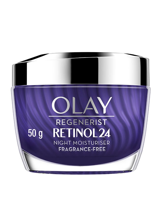 Olay Regenerist RETINOL24 Moisturiser Cream 50grams  - Image 1