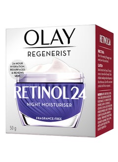 Olay Regenerist RETINOL24 Moisturiser Cream 50grams  - Image 3