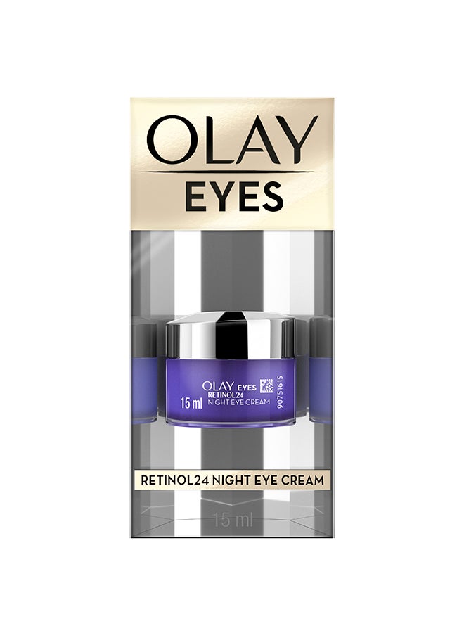 Olay - Regenerist RETINOL24 Night Eye Cream Purple 15ml - Image 1