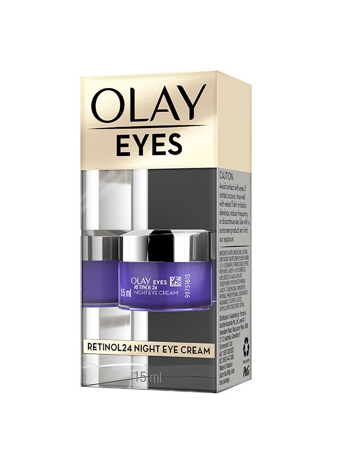 Olay - Regenerist RETINOL24 Night Eye Cream Purple 15ml - Image 1