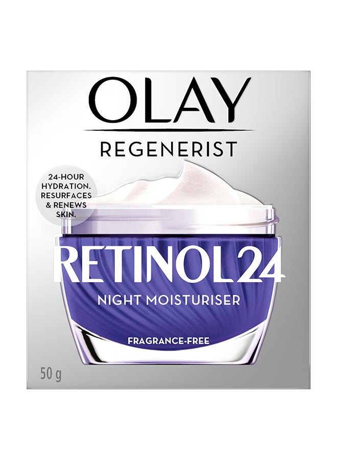 Olay Regenerist RETINOL24 Moisturiser Cream 50grams  - Image 2
