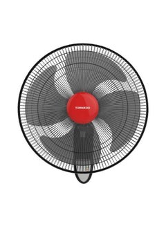 TORNADO Wall Fan 18 Inch, 4 Blades, Remote, EPS-18R Black  - Image 1