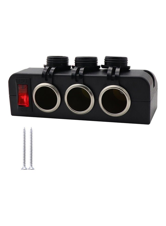 DC12-24V 120W 3 Way Switching Power Supply Base With Circuit Breaker Adapter 18AWG, Overload Protection Switch - Image 1