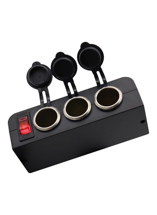 DC12-24V 120W 3 Way Switching Power Supply Base With Circuit Breaker Adapter 18AWG, Overload Protection Switch - Image 2