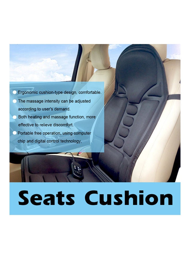 Generic Home Seats Cushion Vibrate And Heat Massage The Waist Buttocks And Neck Massage Cushions Practical Multifunctional Heat Mat Seats Cover Cushion  - Image 2