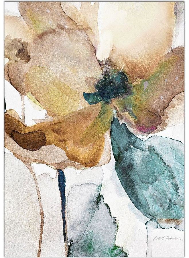 Fast Print Floral & Botanical Design Framed Vinyl Tableau Multicolor 60x40cm 