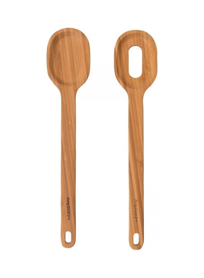 Berghoff 2-Piece Wooden Serving Set Brown 30cm  - Image 1