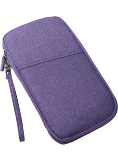 Unisex Waterproof Credit ID Card Storage Bag Travel Wallet Passport Holder Pouch Purple