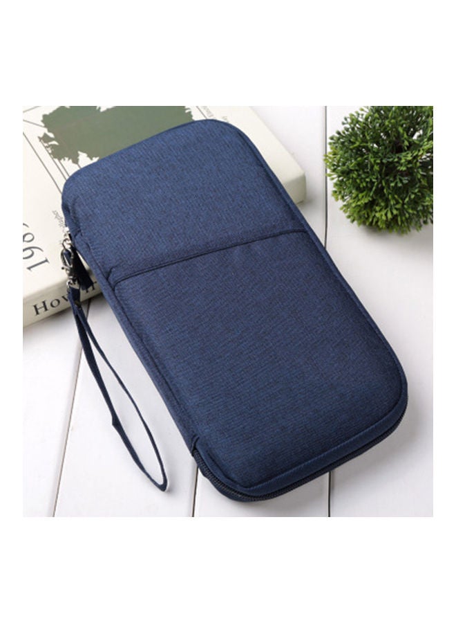 Generic - Unisex Waterproof Credit ID Card Storage Bag Travel Wallet Passport Holder Pouch Purple - Image 1
