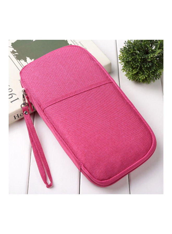 Generic - Unisex Waterproof Credit ID Card Storage Bag Travel Wallet Passport Holder Pouch Purple - Image 1