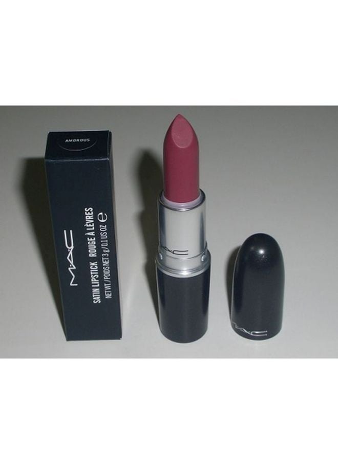 M.A.C Long Lasting Satin Lipstick Amorous - Image 5