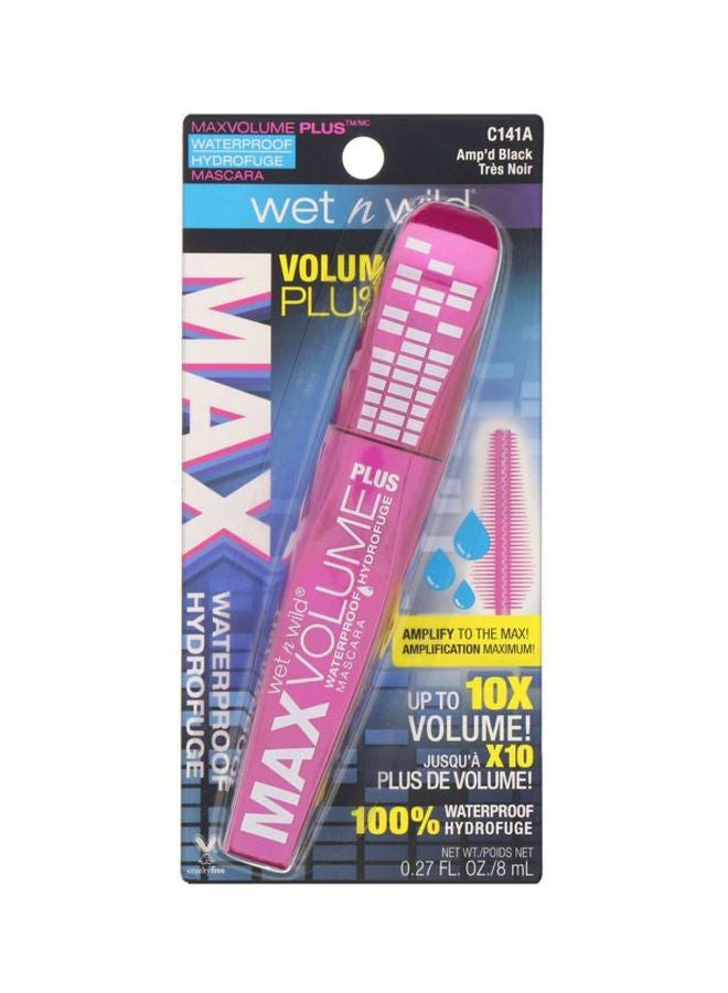 Wet N Wild - Max Volume Plus Waterproof Mascara Black - Image 1