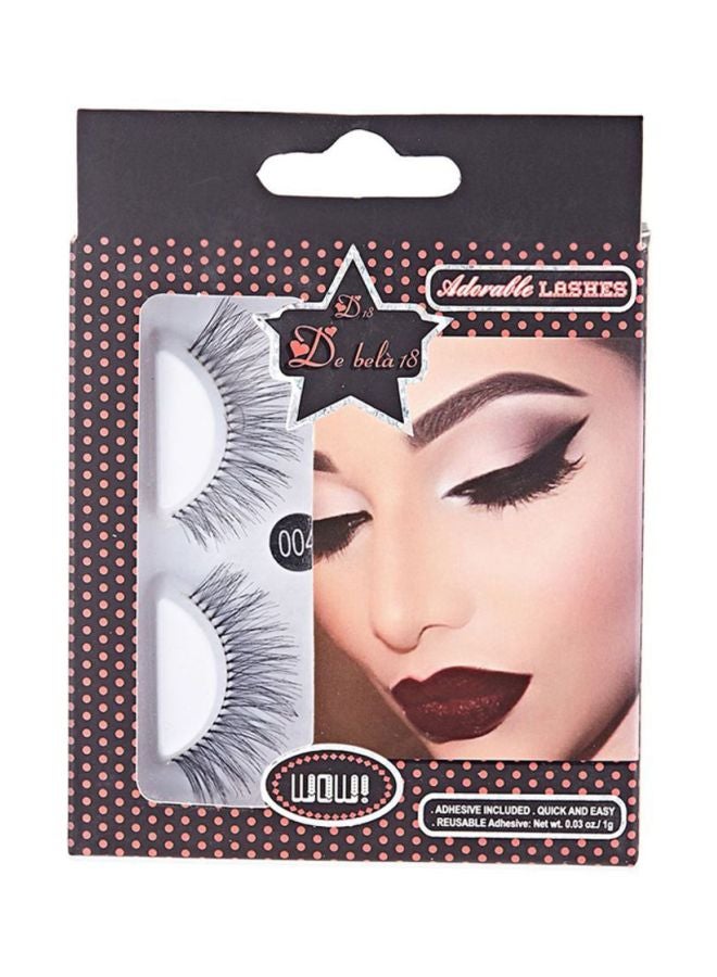 De Bela 18 Adorable Eyelashes Black 004  - Image 2