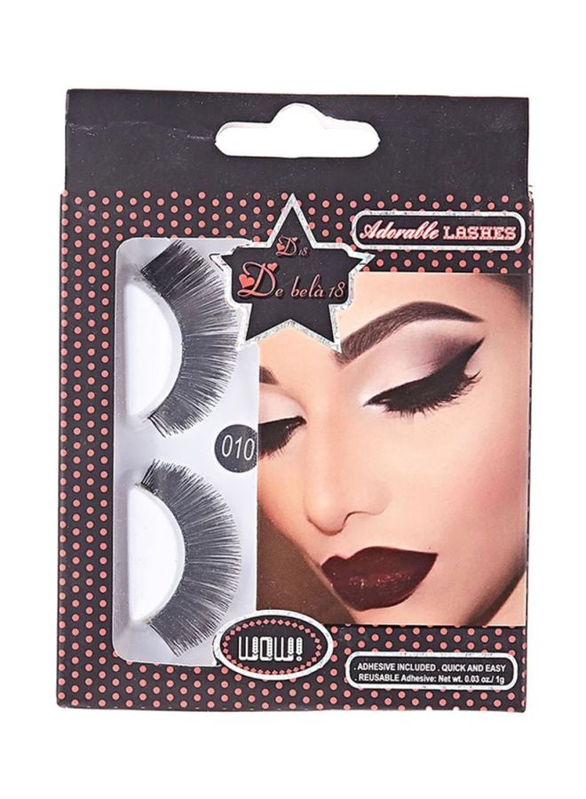 De Bela 18 Adorable Eyelashes Black 010  - Image 2