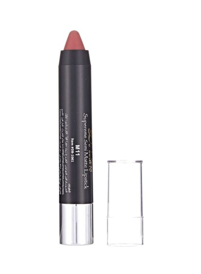 دي بيلا 18 أحمر شفاه سوبريم نصف لامع بني M11 - Image 1