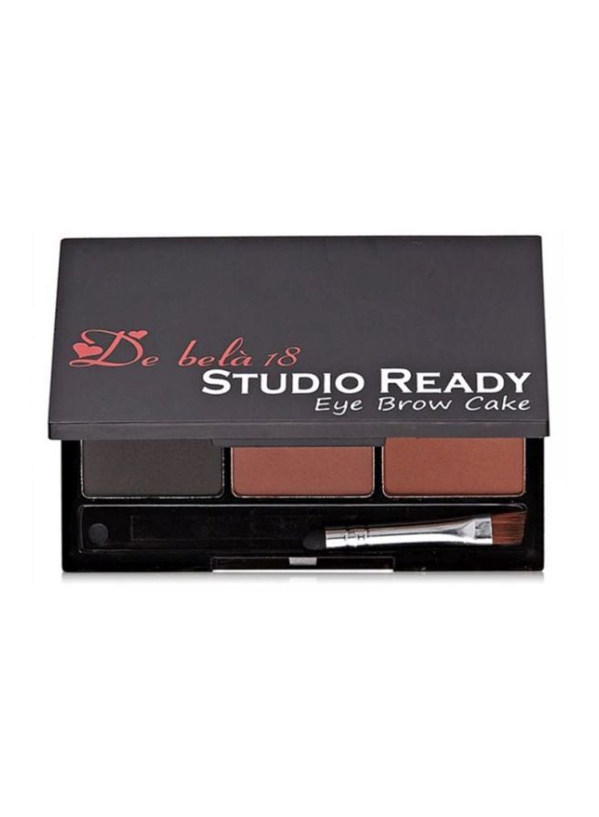 De Bela 18 Studio Ready Eye Brow Cake Multicolour 01  - Image 2