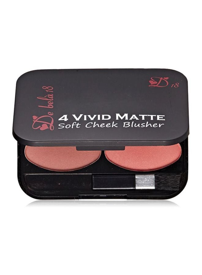 De Bela 18 4 Vivid Matte Soft Cheek Blusher Set Multicolour 03  - Image 2
