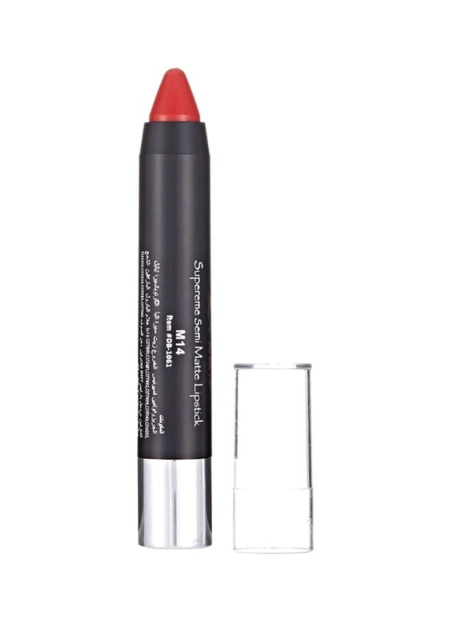 De Bela 18 Supereme Semi Matte Lipstick Red M14  - Image 1