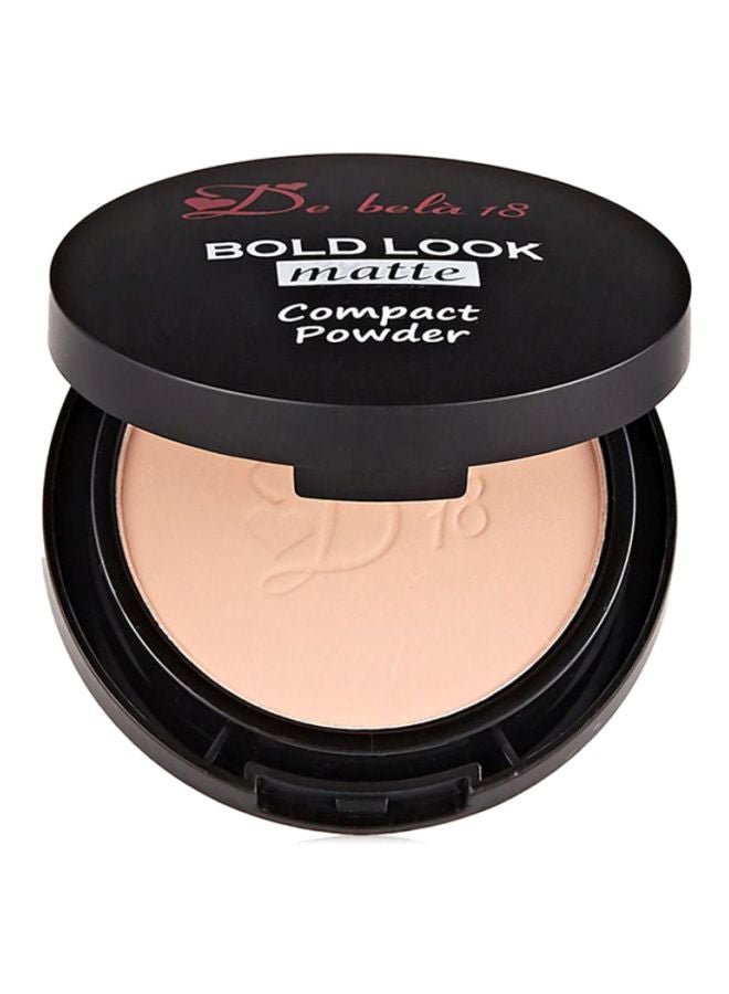 De Bela 18 Bold Look Matte Compact Powder 5 Beige - Image 2