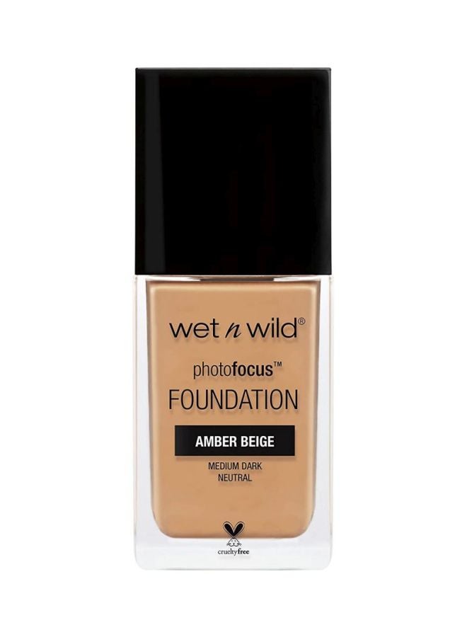 Wet N Wild Photo Focus Foundation Amber Beige  - Image 1