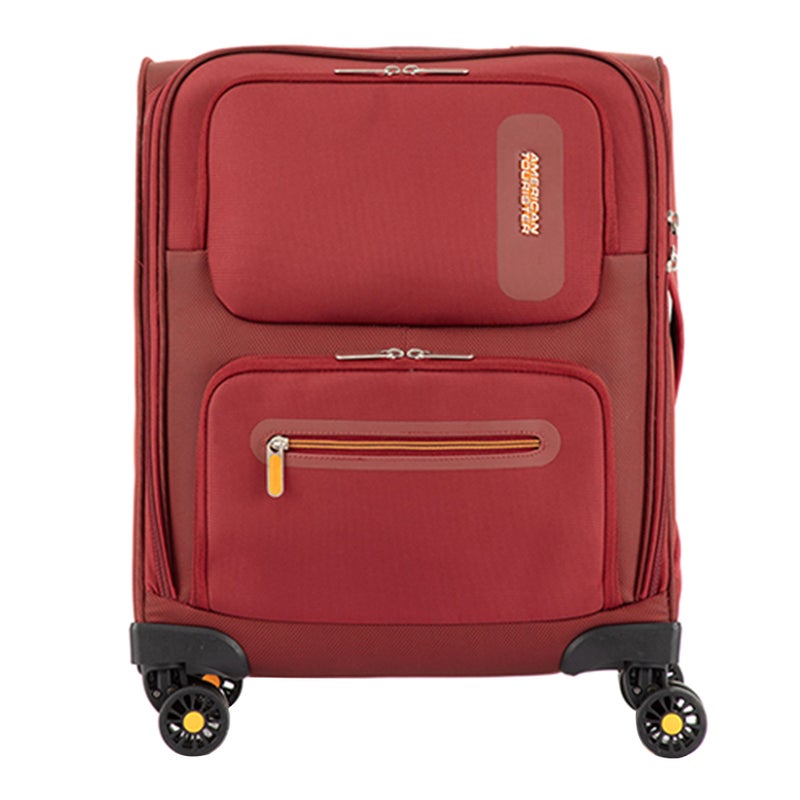 AMERICAN TOURISTER Maxwell Small Cabin Luggage Trolley Bag 20 inch Purple  - Image 2