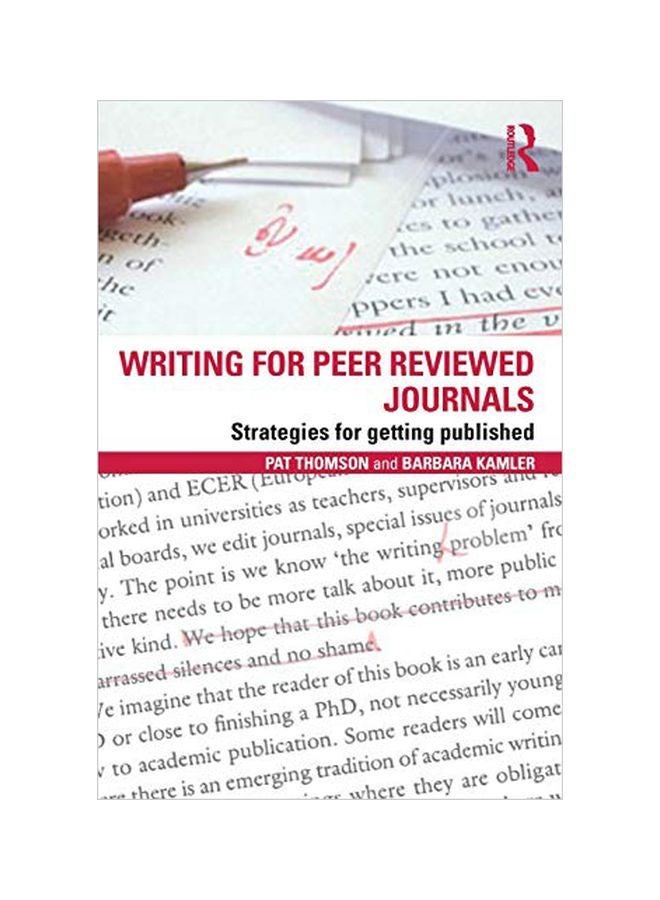 Writing For Peer Reviewed Journals: Strategies For Getting Published paperback english - 10 Oct 2012
