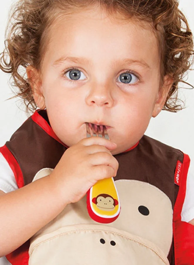 Skip Hop Zootensils Monkey Baby Cutlery, Pack Of 2 - Multicolour