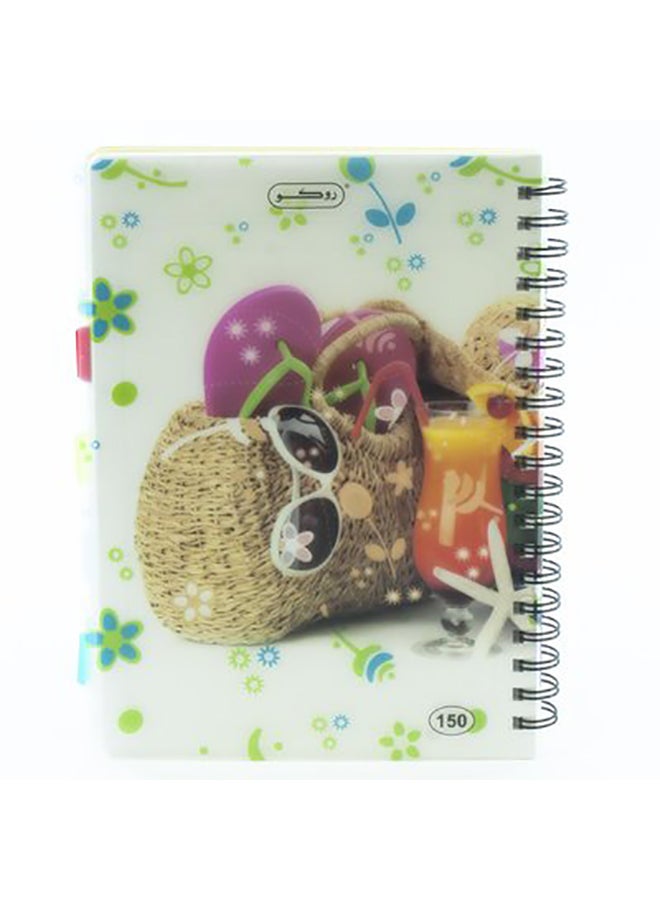 ROCO Single Ruled Notebook, 150 Sheets multicolour