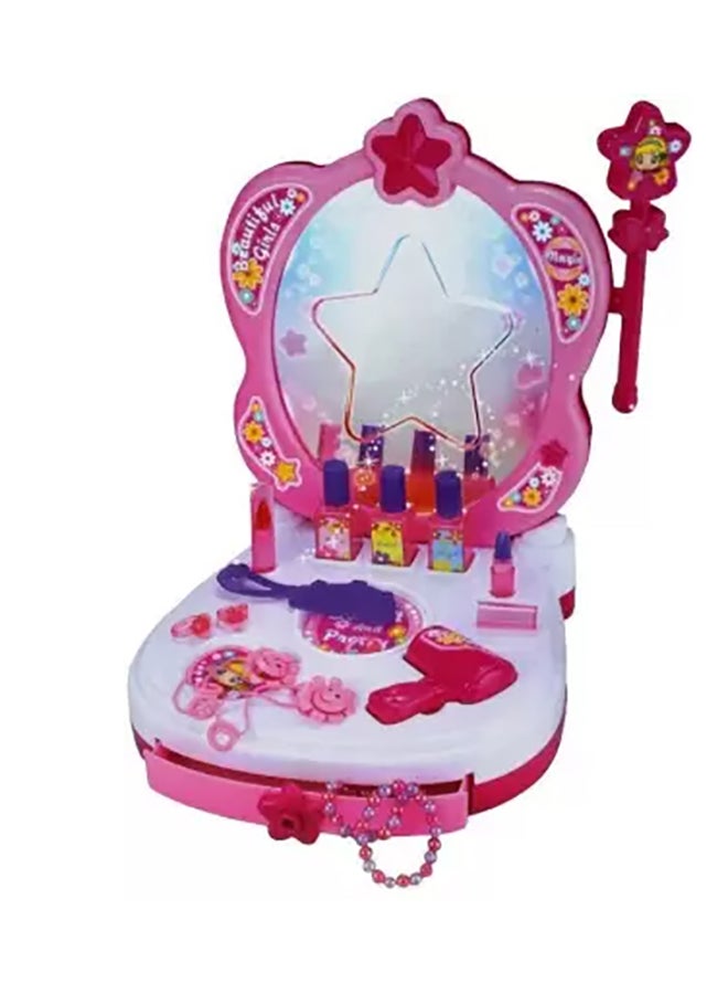 بوهوي طاولة زينة مع مرآة سحرية للأطفال