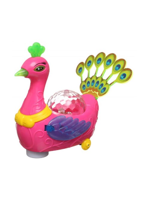 Peacock toy with music and colourful light