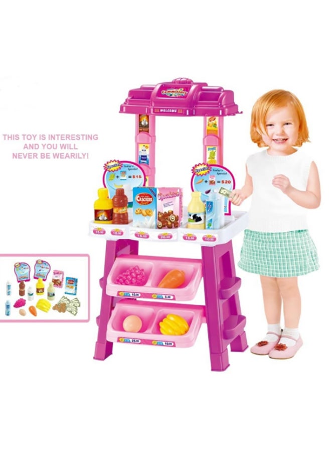 مجموعة لعب مقصف السوبر ماركت