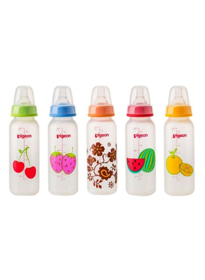 pigeon - Fruit Printed Baby Feeding Bottle 240ml - Assorted - Image 1
