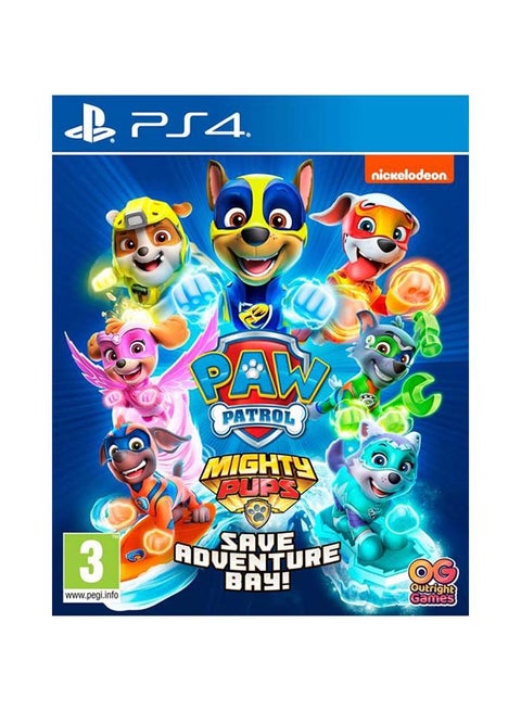 لعبة Paw Patrol Mighty Pups Save Adventure Bay (إصدار عالمي) - بلاي ستيشن 4 (PS4)
