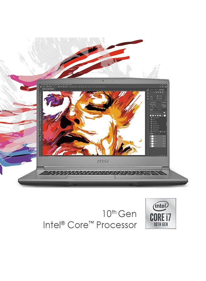 Creator 15M A10SD Laptop With 15-Inch Display, Core i7 Processer/16GB RAM/512GB SSD/6GB Nvidia GeForce GTX1660 Ti Max-Q Graphics Card Silver