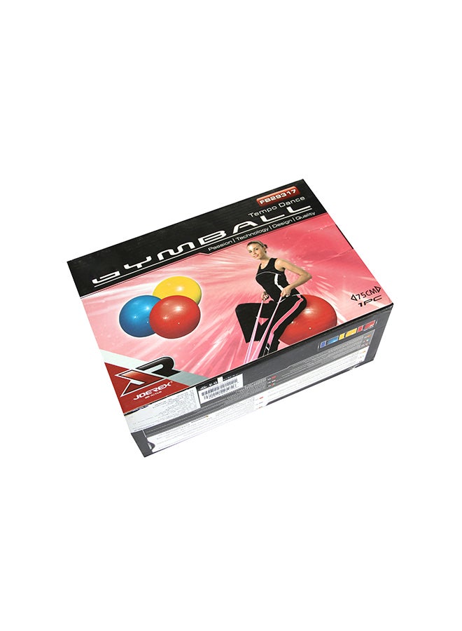 جوريكس كرة تمارين رياضية بتصميم مخطط مع مضخة قدم