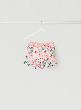 Kids Butterfly Cotton Shorts Multicolour - v1604386071/N40584531V_1