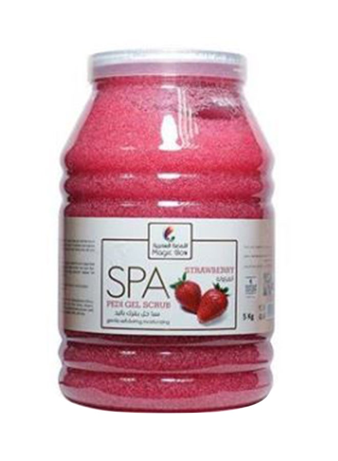 Magic Glow - Spa Pedi Gel Scrub Strawberry Pink 5kg - Image 1