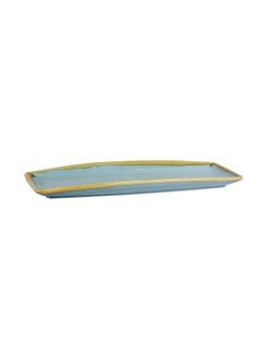 Shuer Ceramic Rectangular Plate Green 13inch  - Image 4