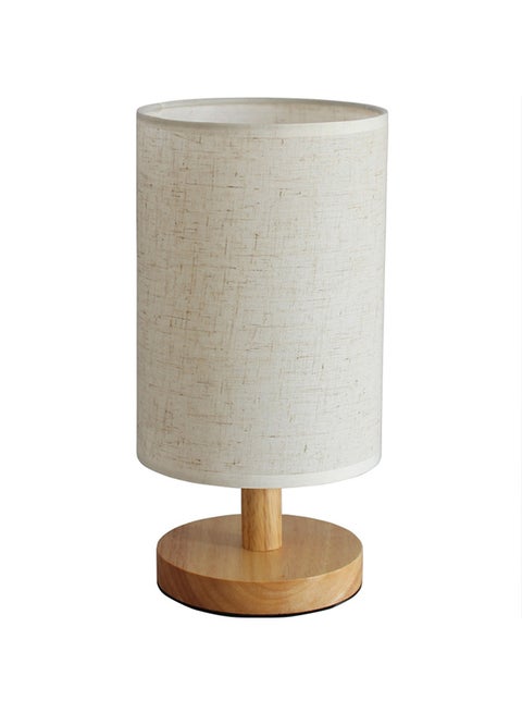 LED White Light Bedroom Table Lamp Combination White 14x27x12cm