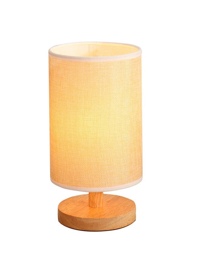 LED Night Light Bedroom Table Lamp Beige 14x27x12cm  - Image 1