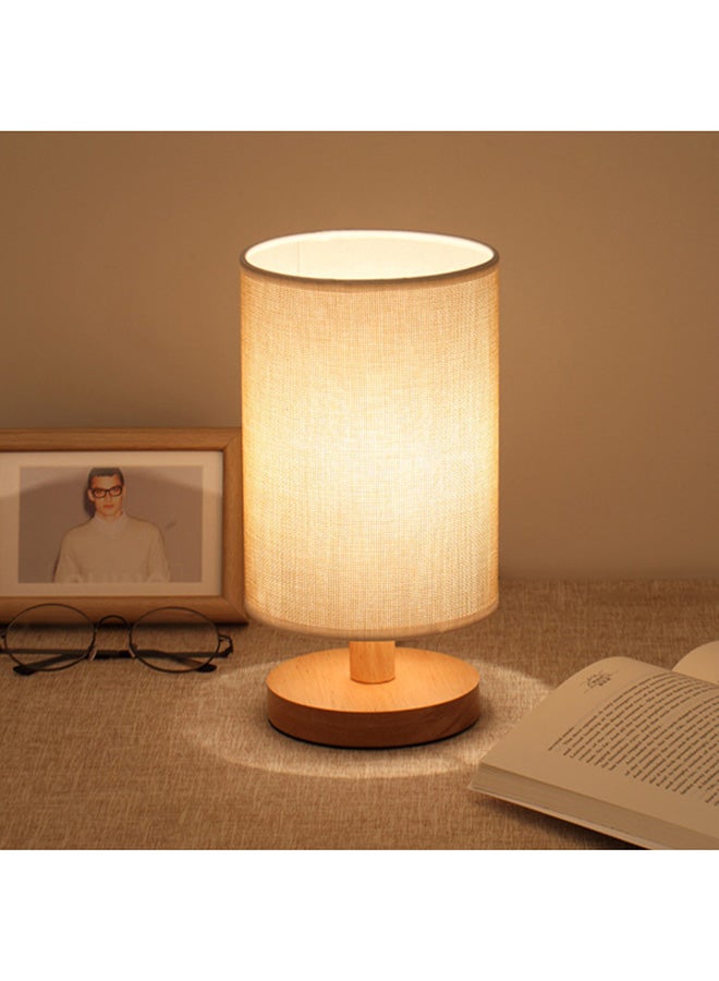 LED Night Light Bedroom Table Lamp Beige 14x27x12cm  - Image 2