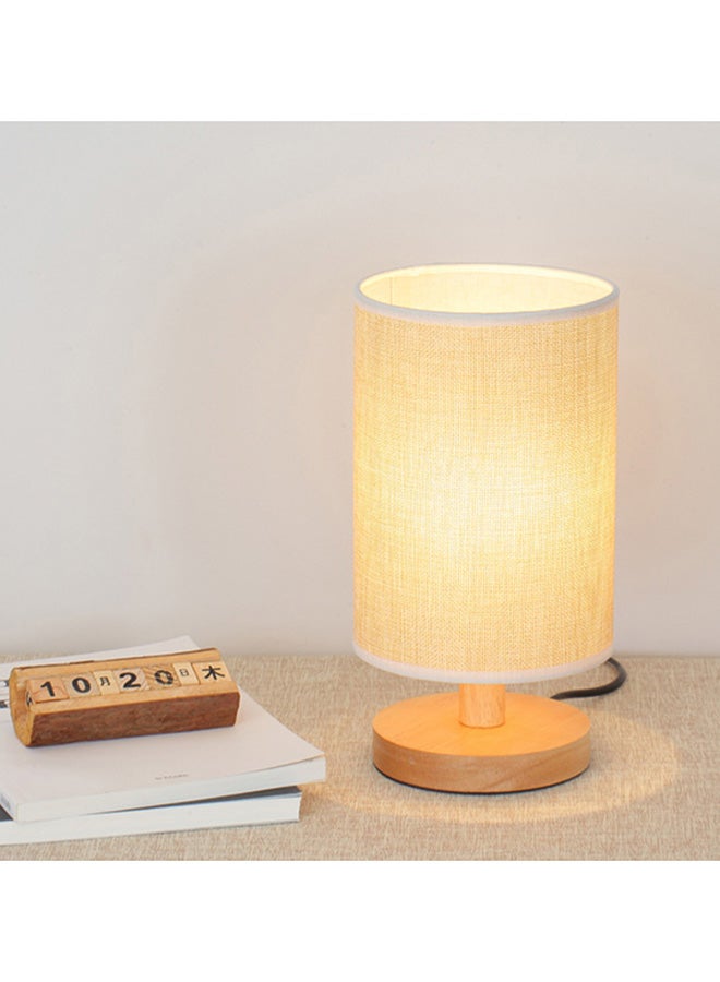 LED Night Light Bedroom Table Lamp Beige 14x27x12cm  - Image 4