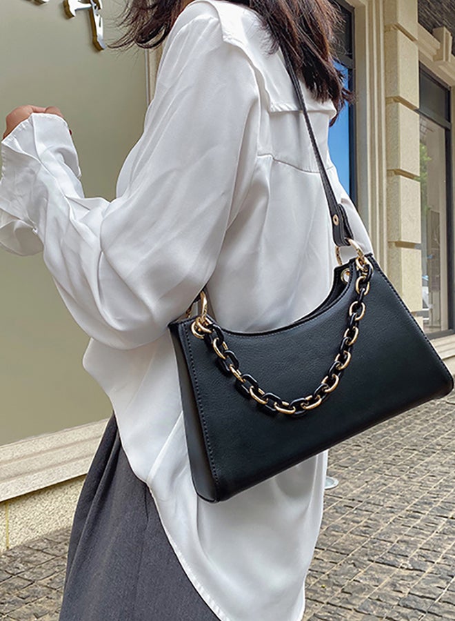 One-Shoulder Armpit Bag Black  - Image 4