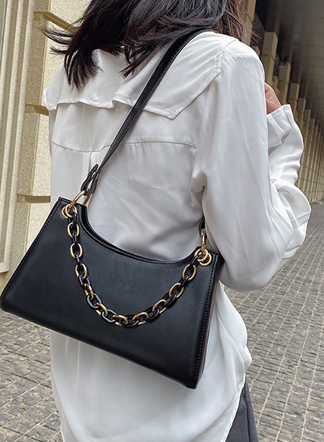 One-Shoulder Armpit Bag Black  - Image 5