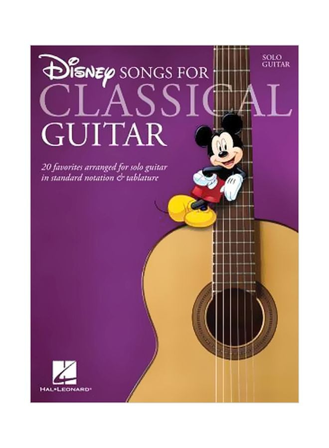 Disney Songs For Classical Guitar Paperback English - 08 Jun 2012 