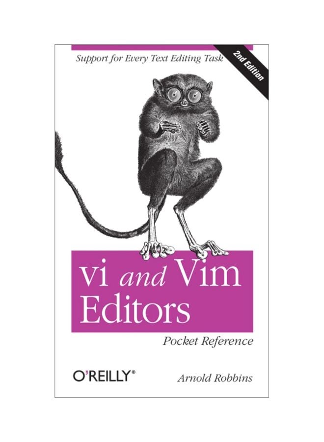 VI and Vim Editors Pocket Reference Paperback English by Arnold Robbins - 40590 
