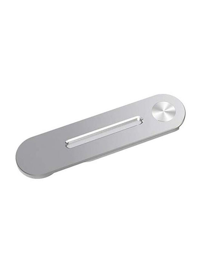 Generic - Universal Aluminum Side Mount Magnetic Rotatable Cell Phone Mount For Laptop Screen Silver - Image 1