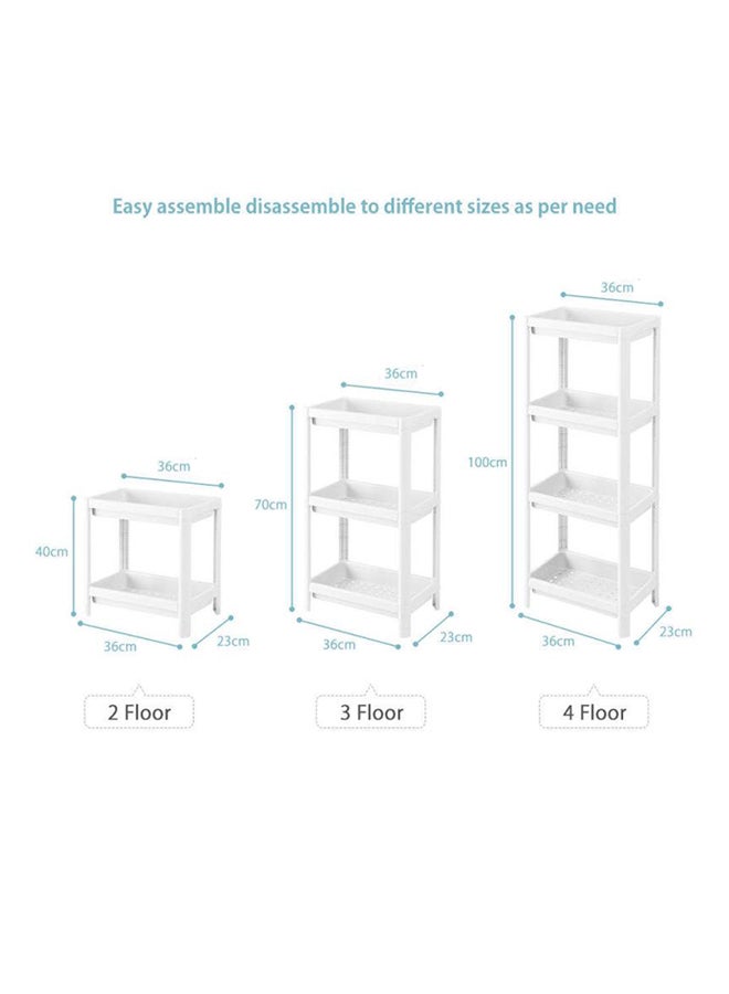 4 Tier Corner Shelf White 36x23x100cm - v1604398149/N40157882A_7